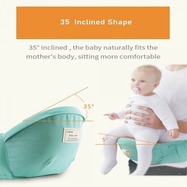 Ergonomic Baby Carrier Adjustable Backpack Infant Hip Seat Born Breathable (12)