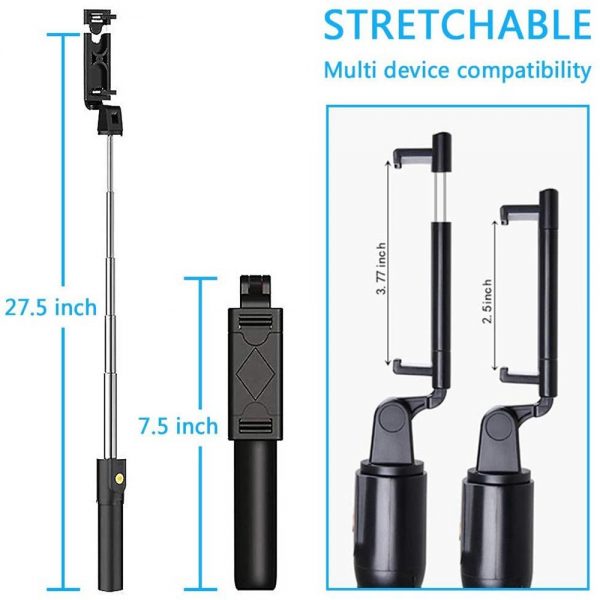 Extendable Selfie Stick Tripod For Any Cell Bluetooth Remote Free Shipping Uk (4)