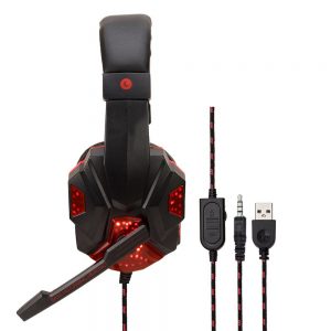 Gaming Headset Mic Led 3.5mm Headphones Stereo Surround Ps5 Ps4 Xbox One Ipad Uk (2)