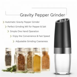 Gravity Electric Salt Or Pepper Mill Shaker Grinder Adjustable Battery Operated (17)
