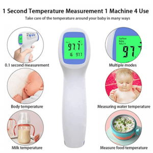 Infrared Temperature Sensor Gun Infrared Body Thermometer Digital Forehead Thermometer (2)