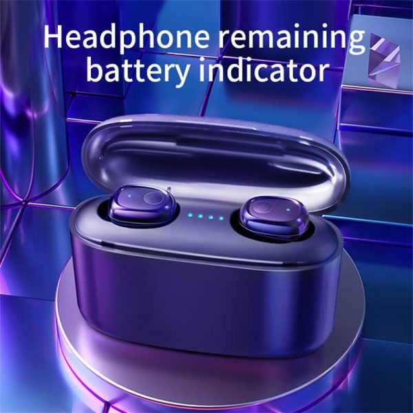 Mini Portable Earphone Microphone Stereo Earbuds Wireless Earbuds With Charging Box Earphone (8)