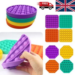 Pop Its Fidget Toy Push Bubble Sensory Stress Relief Kids Tiktok Family Games (1)