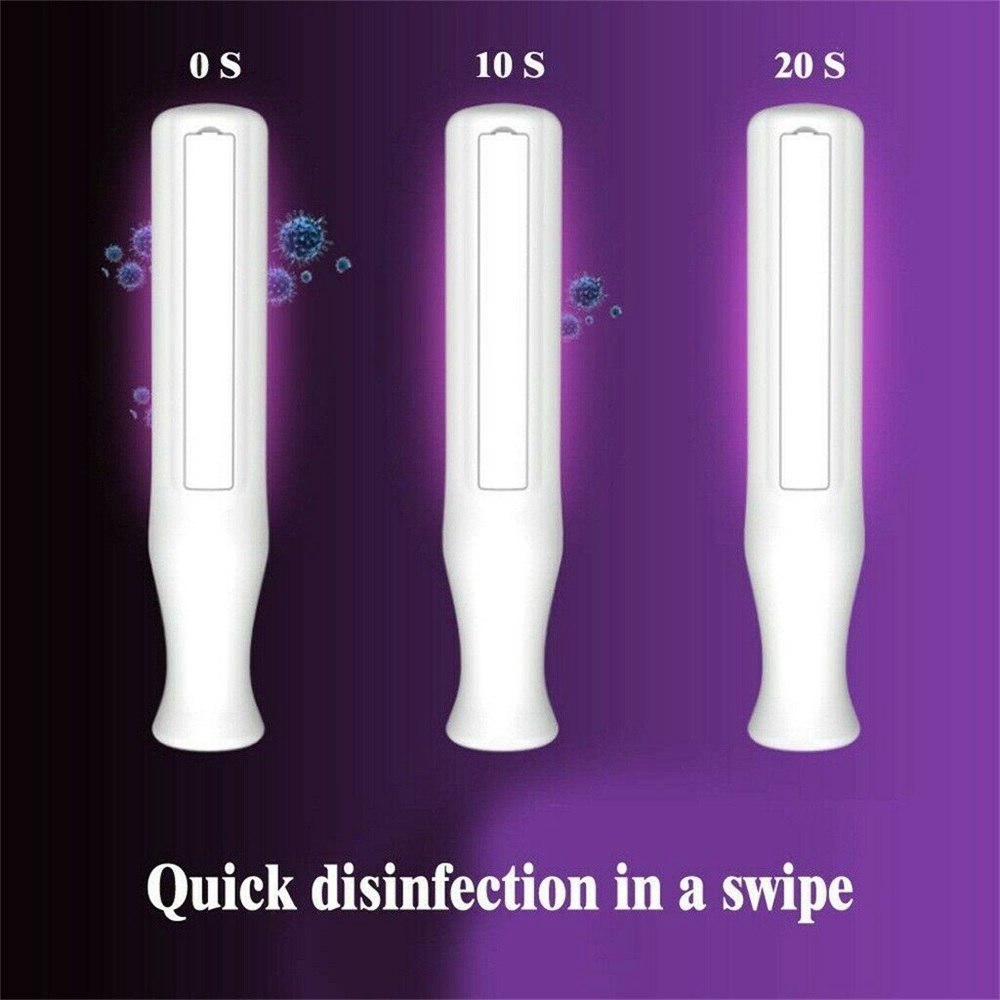 Portable Led Sterilize Uv C Light Germicidal Uv Lamp Home Handheld Disinfection (2)
