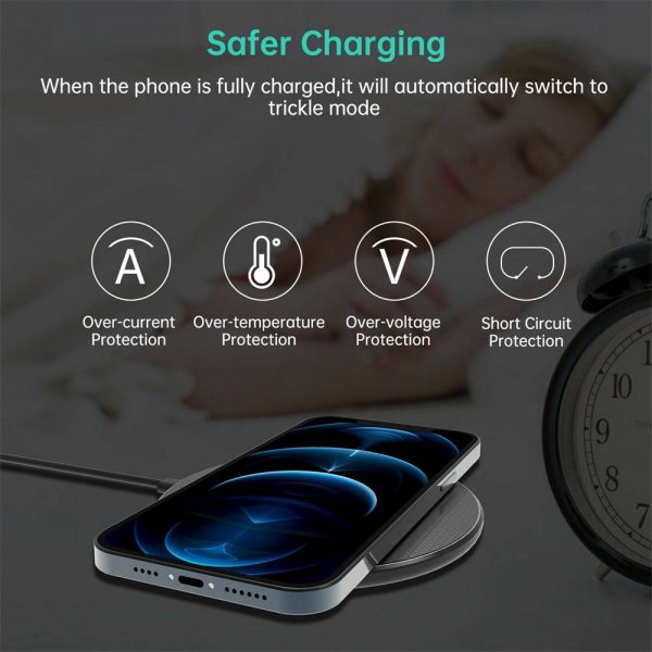 Qi Wireless Fast Charger Charging Pad Dock For Samsung Iphone Android Cell Phone (12)