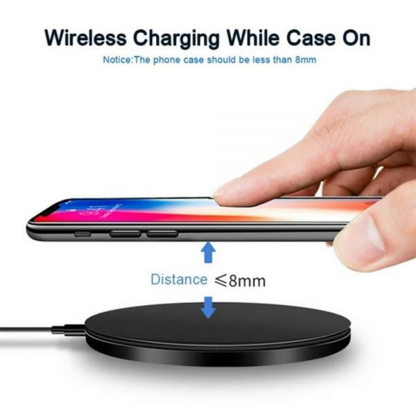 Qi Wireless Fast Charger Charging Pad Dock For Samsung Iphone Android Cell Phone (6)