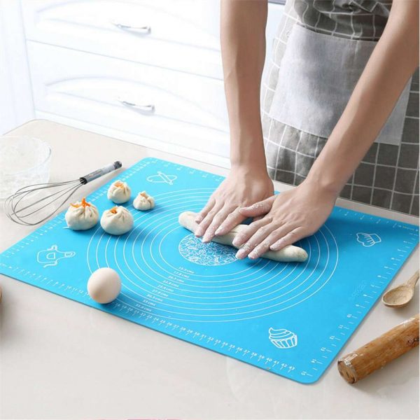 Silicone Cake Kneading Dough Non Stick Baking Mat Pastry Rolling Dough Pad (22)
