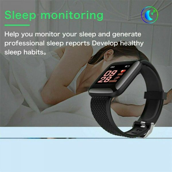 Smart Watch Band Sport Activity Fitness Tracker For Kids Fit Bit Android Ios Uk (11)