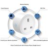 Uk Plug Wifi Smart Socket Power Plug Outlet Remote Control Home Mini Smart Socket (3)