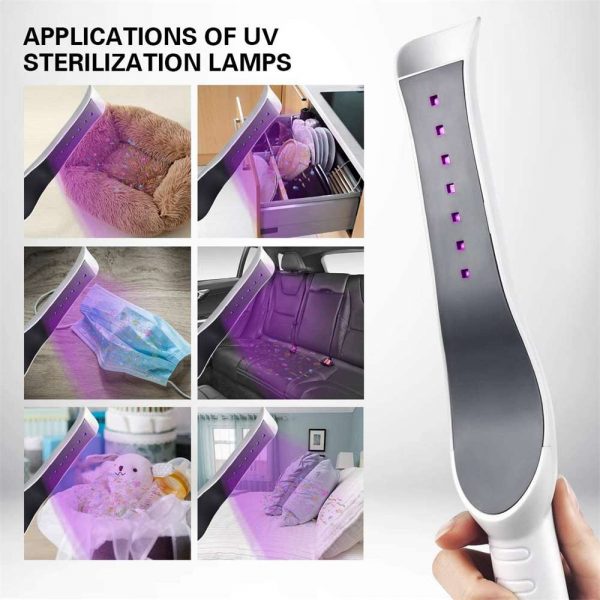 Uv Light Sanitizer Handheld Wand For Hotel Household Wardrobe Toilet Car Pet Area (6)