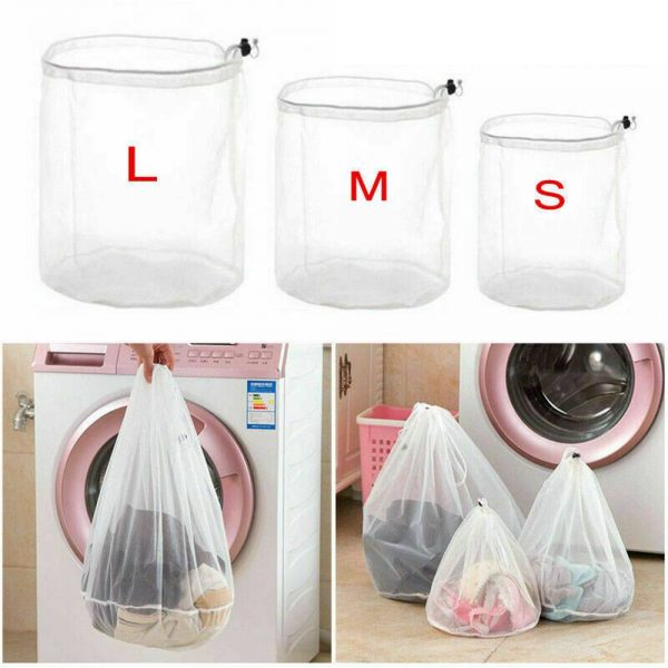 Washing Machine Mesh Net Bags Laundry Bag Large Thickened Wash Bags Reusable (2)