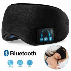 Wireless Bluetooth Stereo Sleep Earphone Built In Headphones Eye Mask Headset (1)