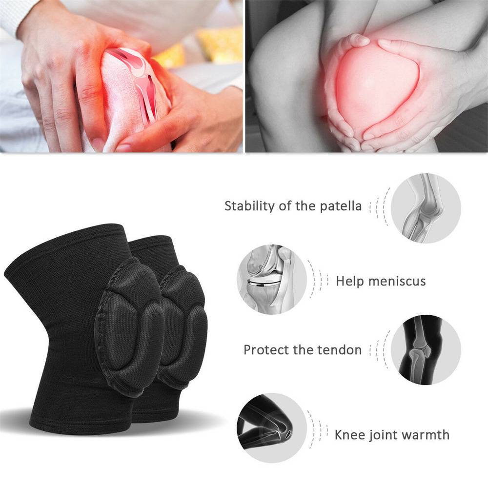 1 Pair Professional Knee Pads Construction Comfort Leg Protectors Work Safety (4)