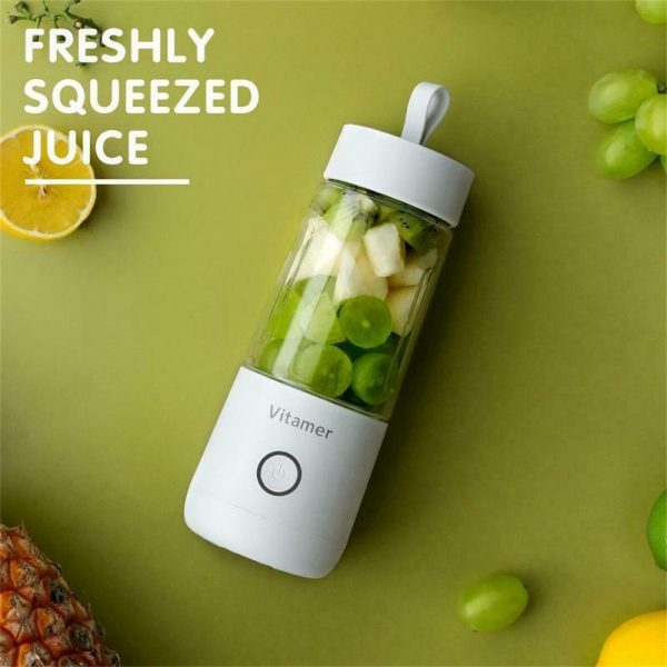 350ml Smart Usb Mini Juice Cup Portable Blender Smoothie Juice Machine (14)