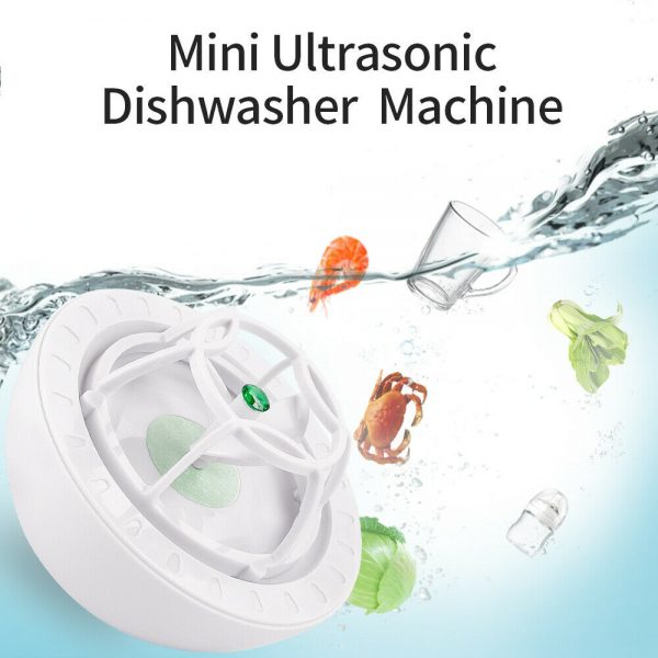 Automatic Mini Usb Dishwasher Ultrasonic Sink Installation Free Brush Dishwasher (2)