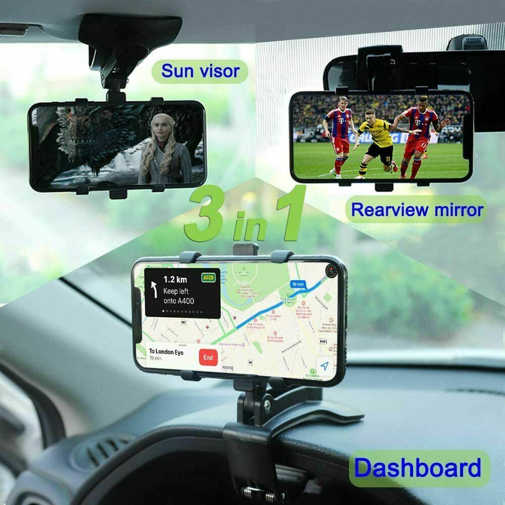 Car Dashboard Mobile Phone Bracket Universal Center Console Support Frame (10)