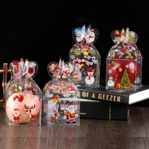Christmas Gift Christmas Eve Apple Box Plastic Ping An Fruit Packaging Box Transparent Candy Gift Box (3)