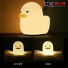 Creative Led Duck Night Light Cute Pet Silicone Children Bedside Sleeping Gift (10)