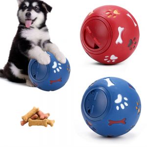 Dog Pet Puzzle Toy Fun Tough Dog Pet Treat Ball Food Dispenser Interactive Play (1)