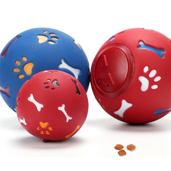 Dog Pet Puzzle Toy Fun Tough Dog Pet Treat Ball Food Dispenser Interactive Play (4)