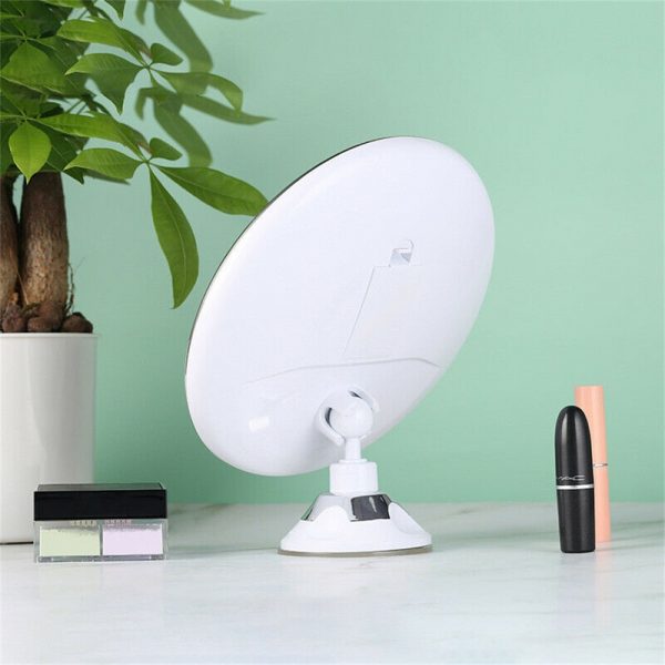 Led Mini Suction Cup Makeup Mirror Portable Free Punch Bathroom (12)