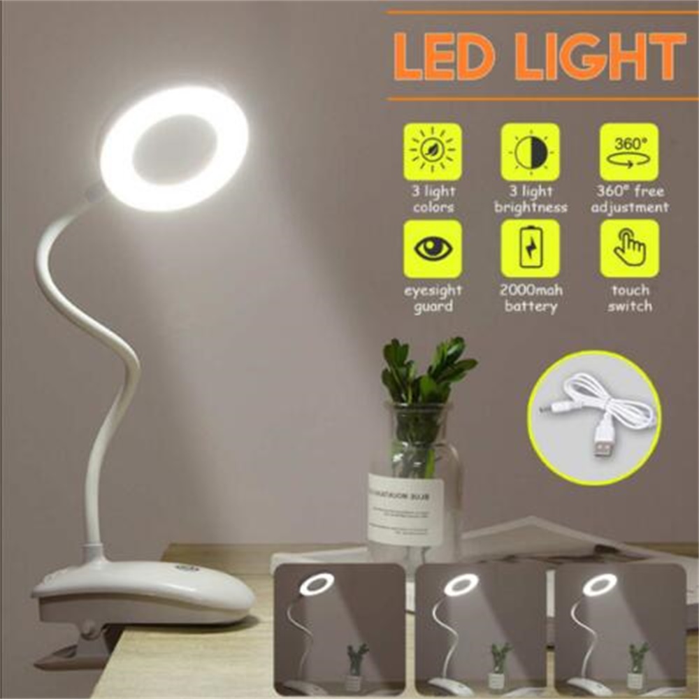Led Usb Creative Clip Folding Table Lamp Table Study Light Learning Eye (11)