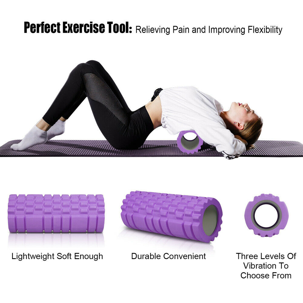 Massage Yoga Grid Foam New Hollow Foam Roller Mesh For Pilates Physical Exercise (5)