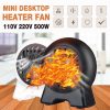 Mini Desktop Heater Small Electric Heater Fan Hot Air Warmer Silent Home Office (1)