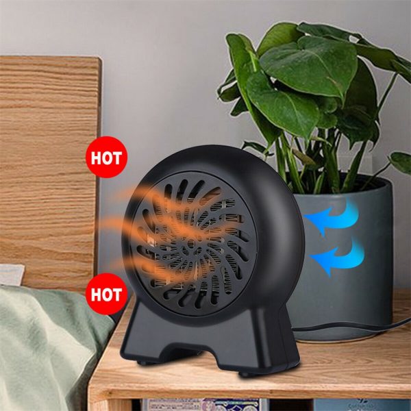 Mini Desktop Heater Small Electric Heater Fan Hot Air Warmer Silent Home Office (3)