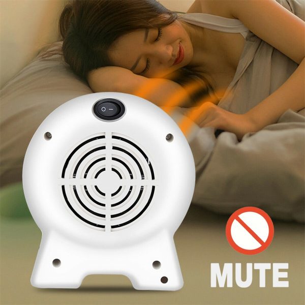 Mini Desktop Heater Small Electric Heater Fan Hot Air Warmer Silent Home Office (5)