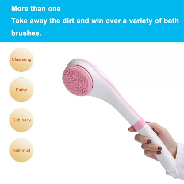 Multi‑function Long Handle Massage Brushes Electric Shower Brush With Five Kinds Of Brush (16)
