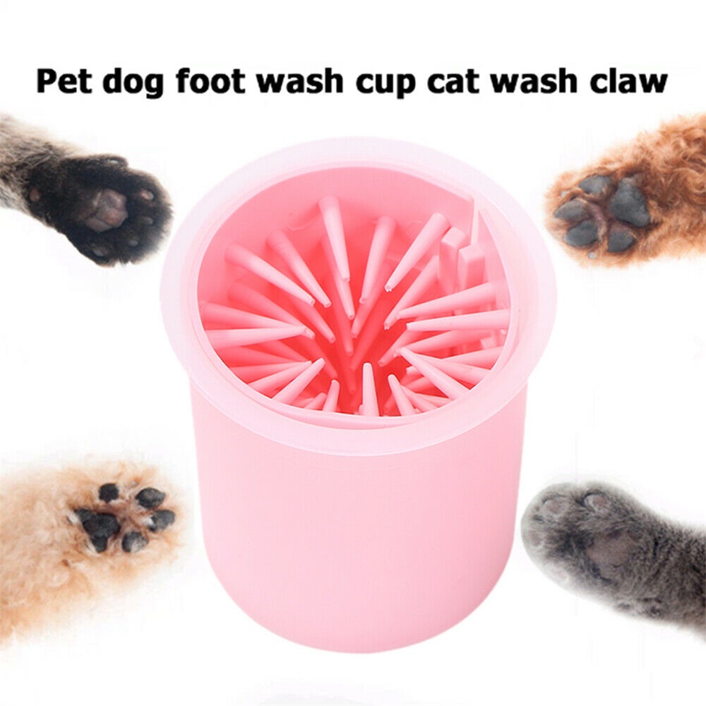 Pet Foot Washing Cup Portable Quickly Wash Cleaning Brush Cup New (1)
