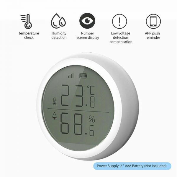 Wifi Tuya Smart Electronic App Temperature And Humidity Sensor Digital Display (7)