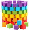 10 Pcs Colourful Wooden Cubes Square Volume Educational Blocks Toys For Kids (7)