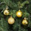 2021 Shatterproof Chrismas Balls Mini Outdoor Plastic Ornament For Holidays Decoration 14pcs (40)