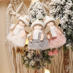 Angel Pendant Gift Christmas Decorations Christmas Hat Antlers High Quality New (3)