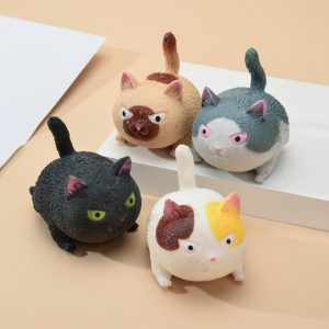 Angry Cat New Creative Stress Relief Decompress Pinch Vent Stress Cat Tasteless Children Cute Cat (4)