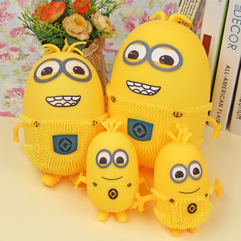 Cartoon Thief Daddy Yellow Man Vent Ball Squeeze Fidget Toy Glow Stress Balls (1)