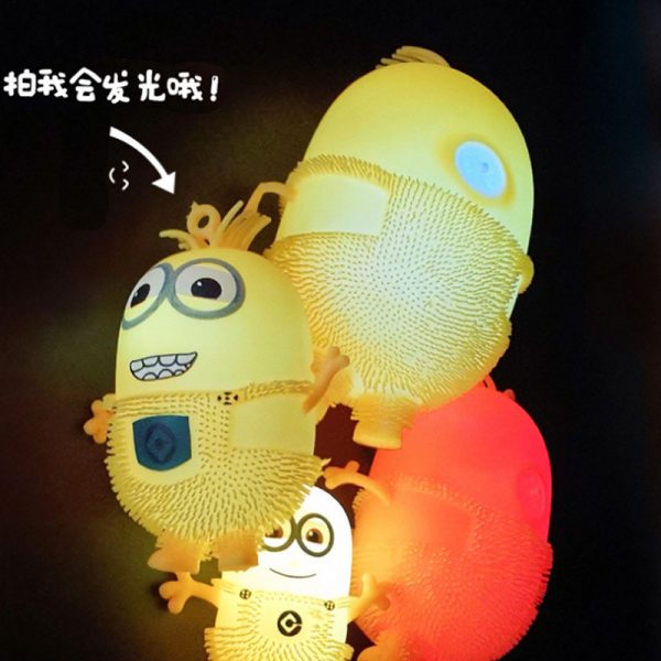 Cartoon Thief Daddy Yellow Man Vent Ball Squeeze Fidget Toy Glow Stress Balls (4)