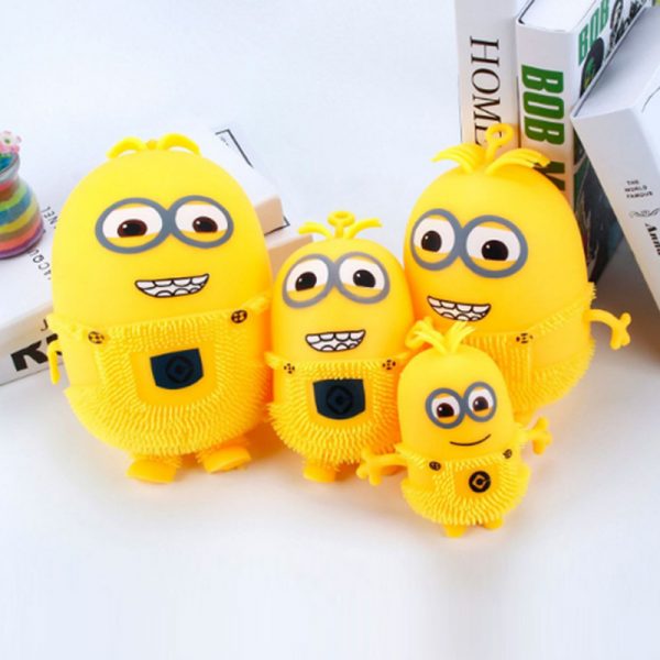 Cartoon Thief Daddy Yellow Man Vent Ball Squeeze Fidget Toy Glow Stress Balls (6)