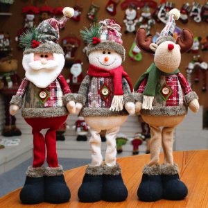 Christmas Decoration Dolls Toys Elk Window Christmas Gifts For 2021 Christmas (1)