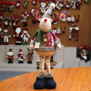 Christmas Decoration Dolls Toys Elk Window Christmas Gifts For 2021 Christmas (5)