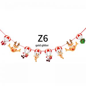 Christmas Flag Pull Flag Bunting Merry Christmas Supplies Scene Atmosphere Layout Decorations (6)