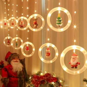 Christmas Tree Led Neon Lights Curtain String Lights Unicorn Christmas Led Christmas Lights Decoration