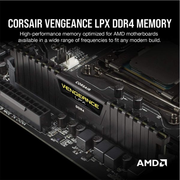 Corsair Vengeance Desktop Memory Kit 288 Pin Ddr4 32gb (2 X 16gb) Optimized Memory (2)