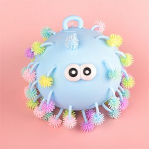 Cute Soft Toys Set Decompression Toy Flashing Fur Ball Vent Toy Toy Balls For Kids (4)