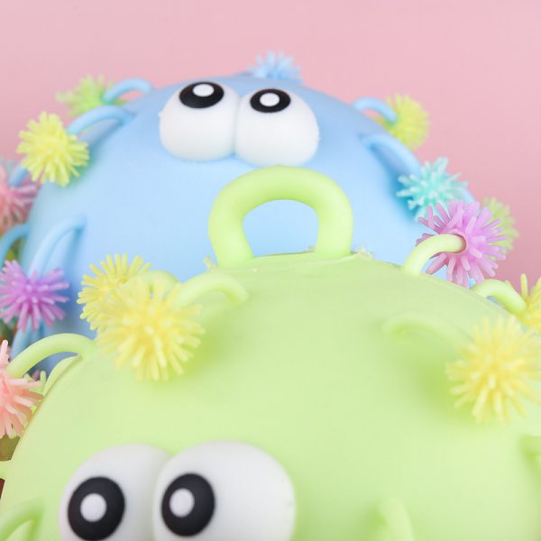 Cute Soft Toys Set Decompression Toy Flashing Fur Ball Vent Toy Toy Balls For Kids (9)