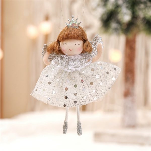 Girl Heart Angel Decoration Pendant Christmas Tree Decoration Hanging Pendant (4)