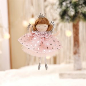 Girl Heart Angel Decoration Pendant Christmas Tree Decoration Hanging Pendant (5)