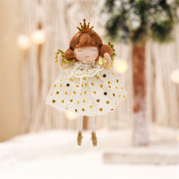 Girl Heart Angel Decoration Pendant Christmas Tree Decoration Hanging Pendant (7)